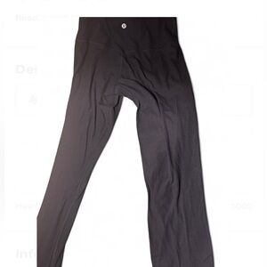 Lululemon Align High-Rise Ribbed Crop Leggings 23” Black Size 6